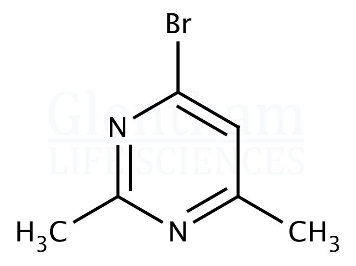 4-Bromo-2,6-dimethylpyrimidine Structure