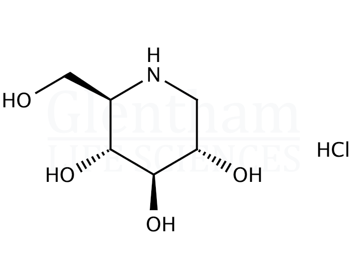 Structure for 1-Deoxy-L-altronojirimycin hydrochloride