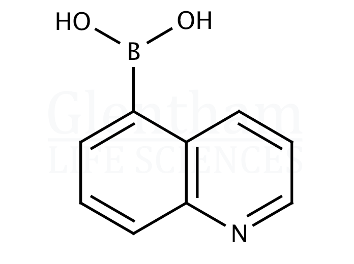 Quinoline-5-boronic acid Structure