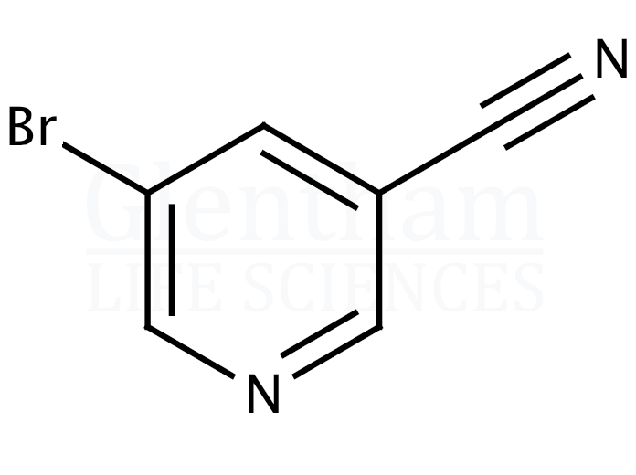5-Bromopyridine-3-carbonitrile Structure