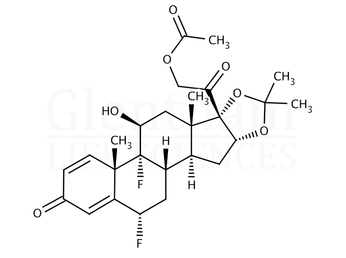 Structure for Fluocinonide, micronised