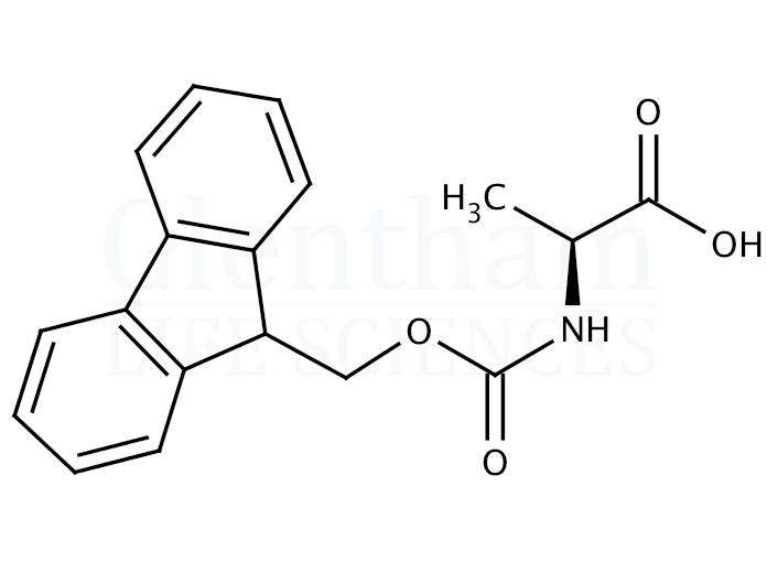Fmoc-Ala-OH Structure
