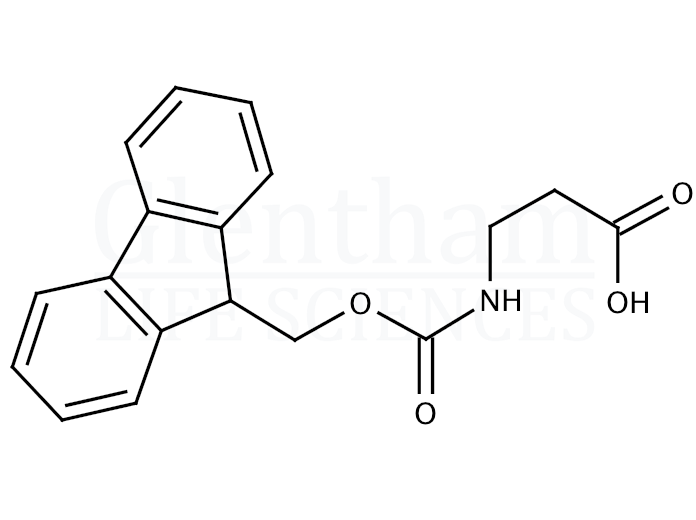 Structure for Fmoc-β-Ala-OH   (35737-10-1)