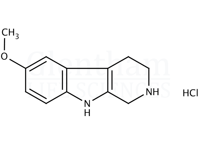 6-Methoxy-1,2,3,4-tetrahydro-9H-pyrido[3,4-b]indole hydrochloride Structure