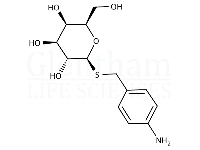 4-Aminobenzyl b-D-thiogalactopyranoside Structure