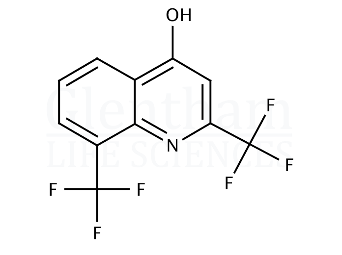 2,8-Bis(trifluoromethyl)-4-hydroxyquinoline Structure