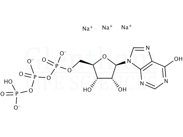 Inosine-5-triphosphate trisodium salt Structure