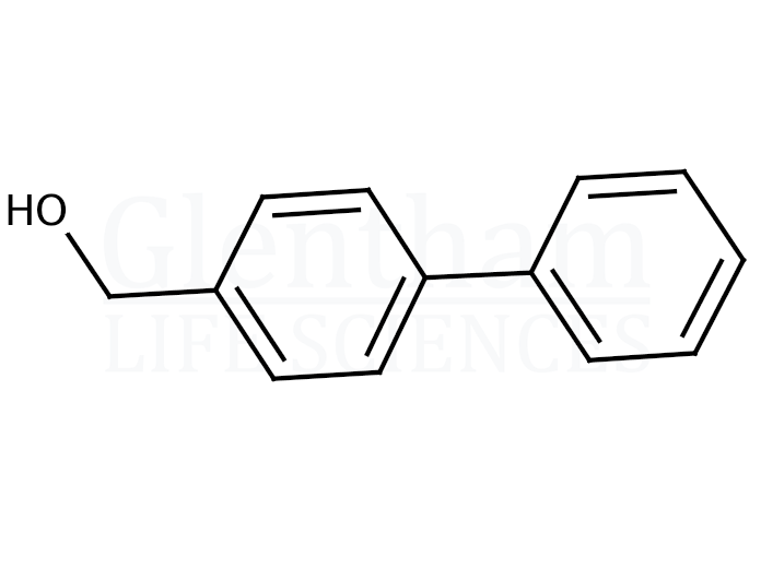 4-Biphenylmethanol Structure