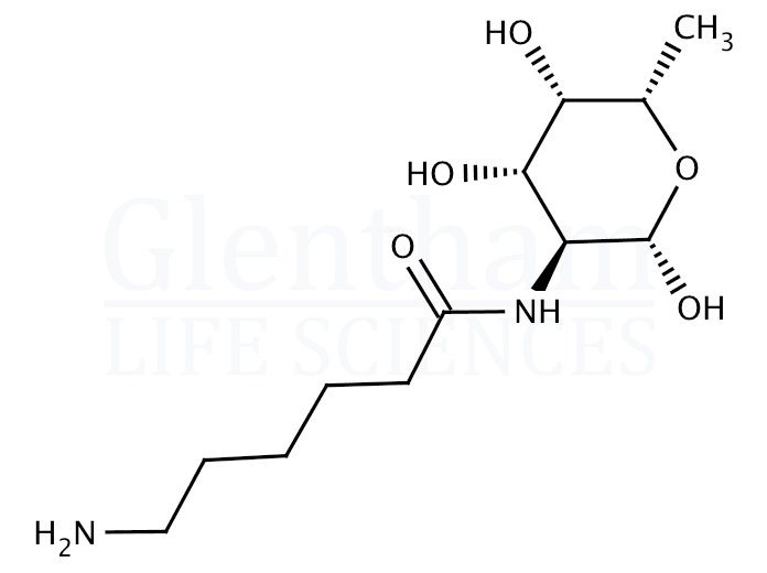 Structure for N-(ε-Aminocaproyl)-β-L-fucopyranosylamine