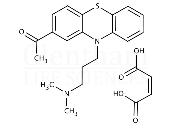 Structure for Acepromazine maleate (3598-37-6)