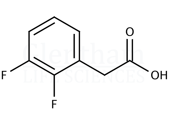 2,3-Difluorophenylacetic acid Structure