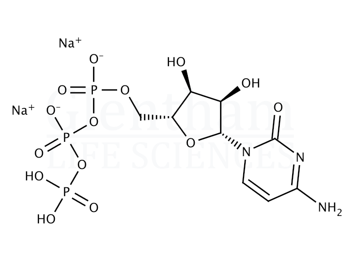 Cytidine 5''-triphosphate disodium salt Structure