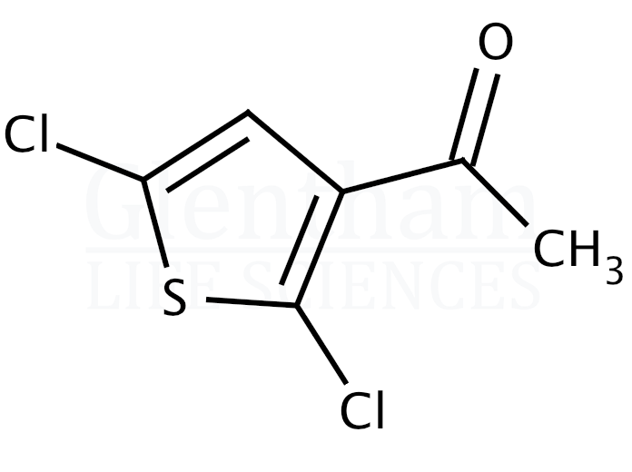 3-Acetyl-2,5-dichlorothiophene Structure