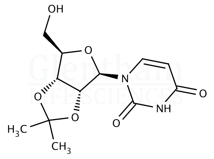 2'',3''-O-Isopropylideneuridine Structure
