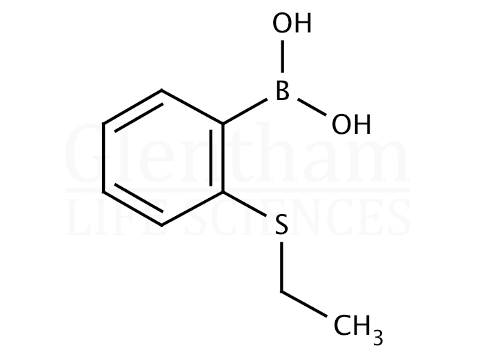 2-(Ethylthio)phenylboronic acid Structure