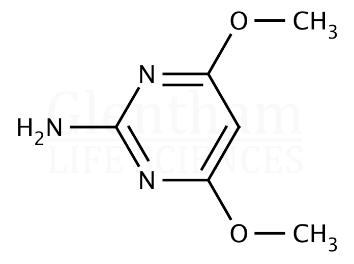 2-Amino-4,6-dimethoxypyrimidine Structure