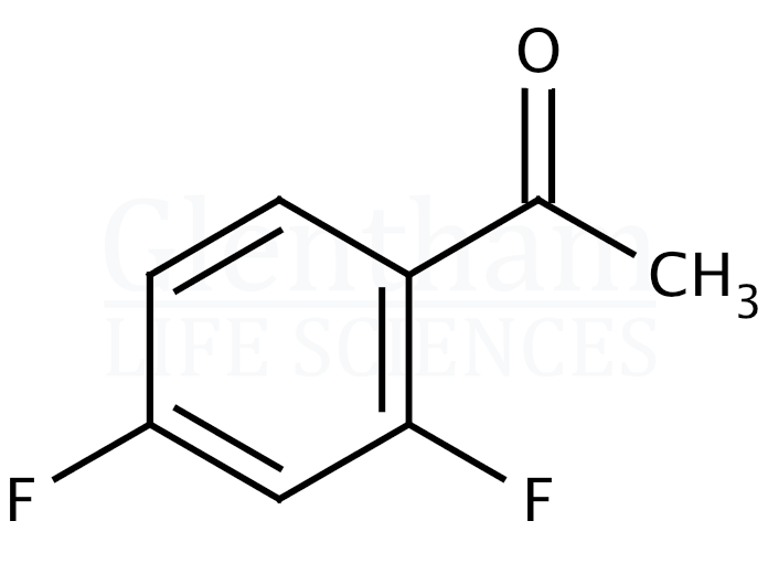 2'',4''-Difluoroacetophenone Structure