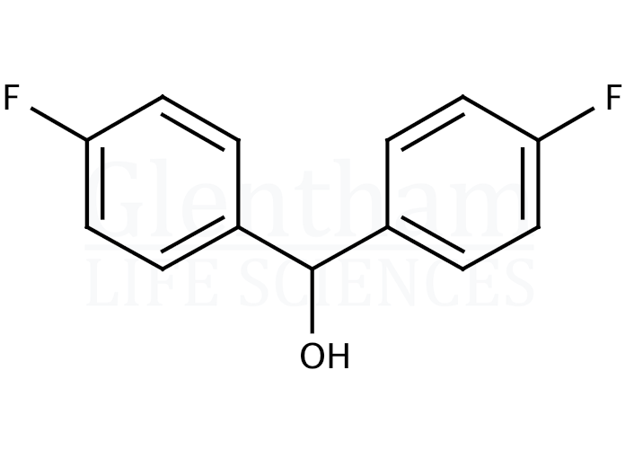 Bis-(4-fluorophenyl)-methanol Structure