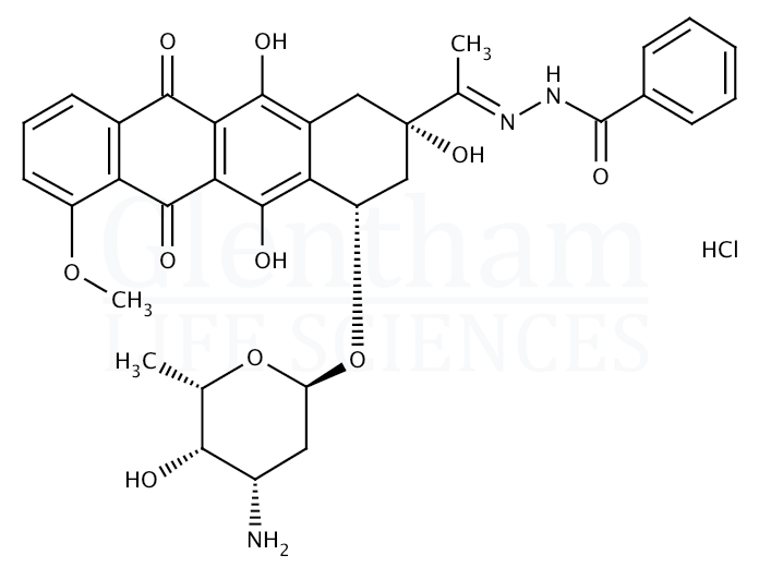 Zorubicin hydrochloride Structure