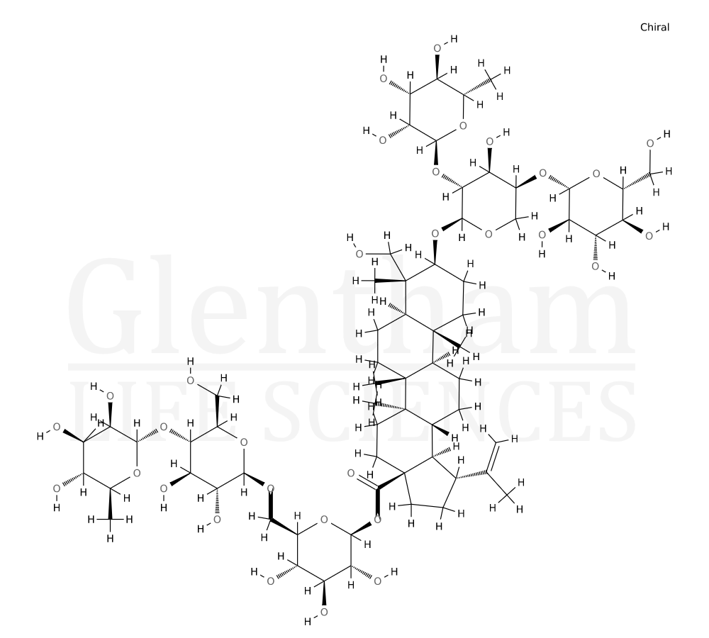 Structure for Pulsatilloside E (366814-43-9)