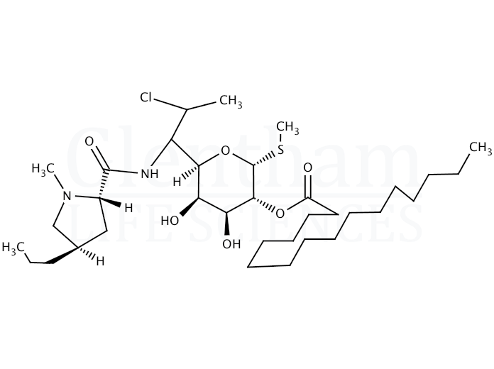 Structure for Clindamycin palmitate hydrochloride (36688-78-5)