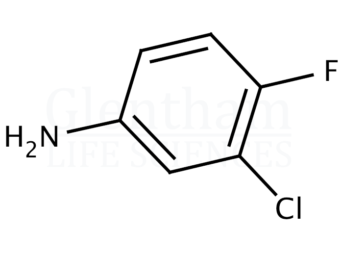 Structure for 3-Chloro-4-fluoroaniline (367-21-5)