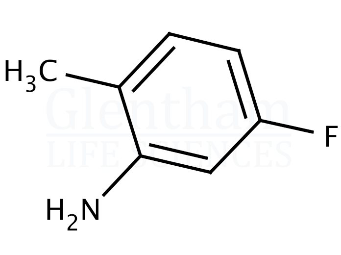 Structure for  5-Fluoro-2-methylaniline (2-Amino-4-fluorotoluene)  (367-29-3)