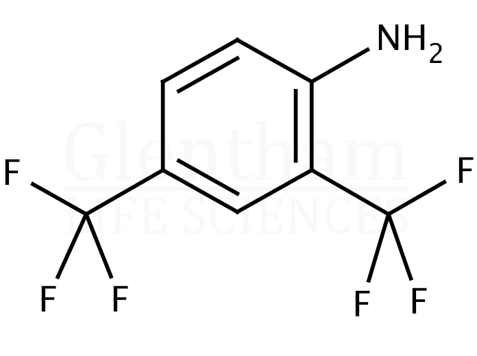 2,4-Bis-trifluoromethylaniline Structure