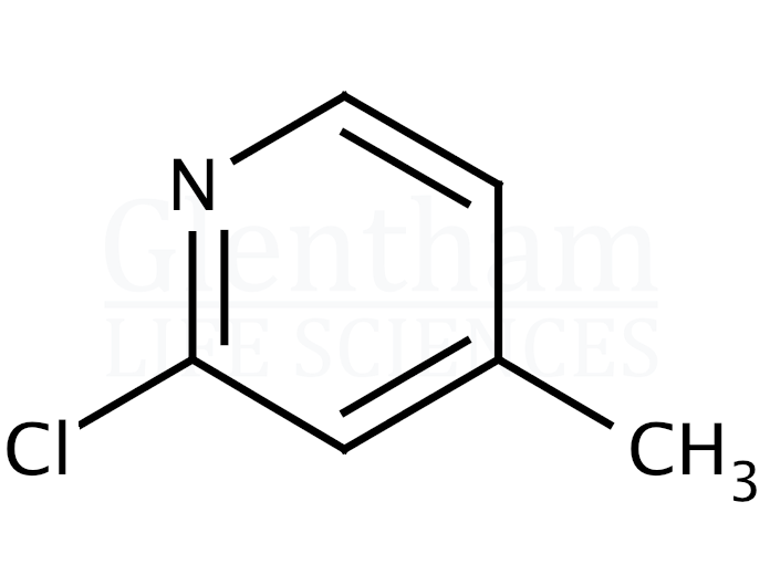 2-Chloro-4-methylpyridine (2-Chloro-4-picoline) Structure