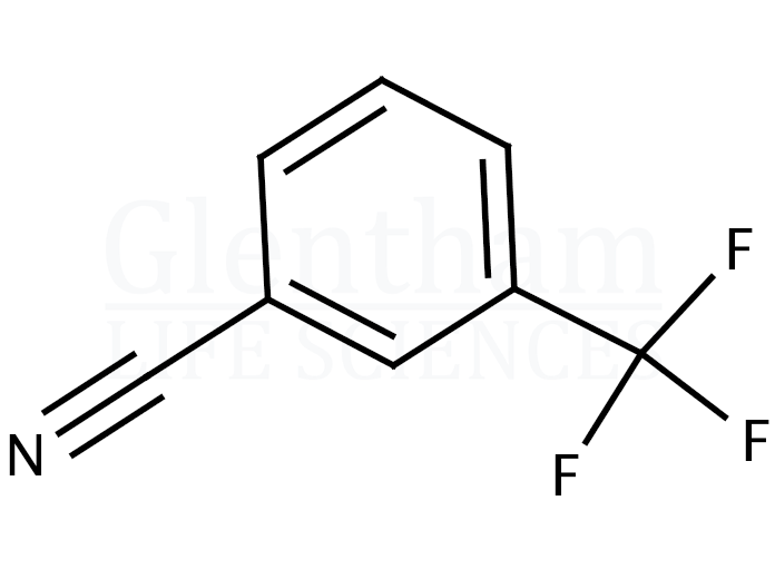 3-Trifluoromethylbenzonitrile (alpha,alpha,alpha-Trifluoro-m-tolunitrile) Structure