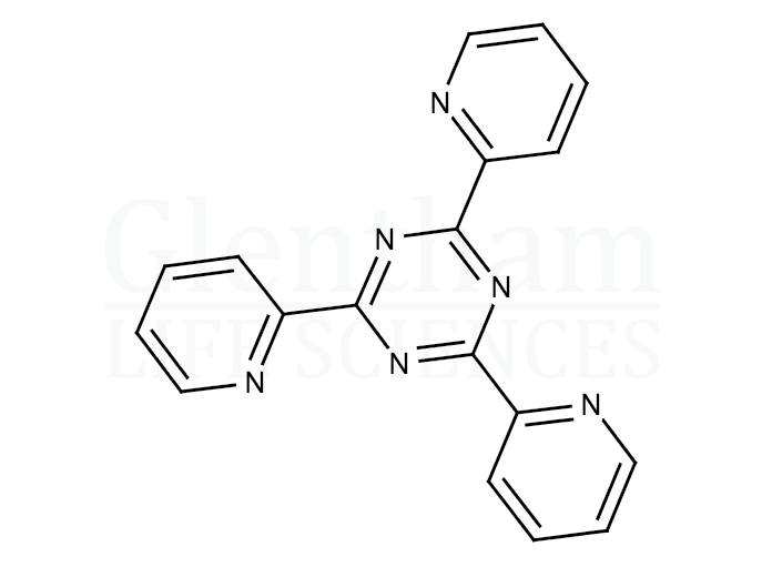 2,4,6-Tri(2-pyridyl)-s-triazine Structure