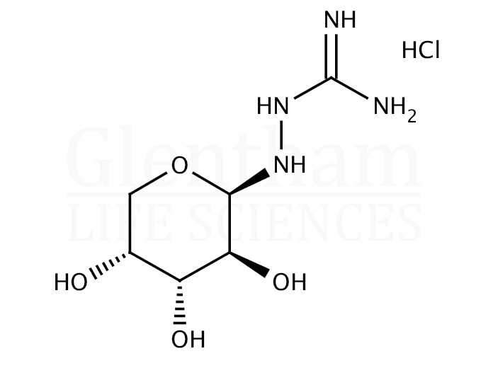 N1-b-D-Arabinopyranosylamino-guanidine hydrochloride Structure