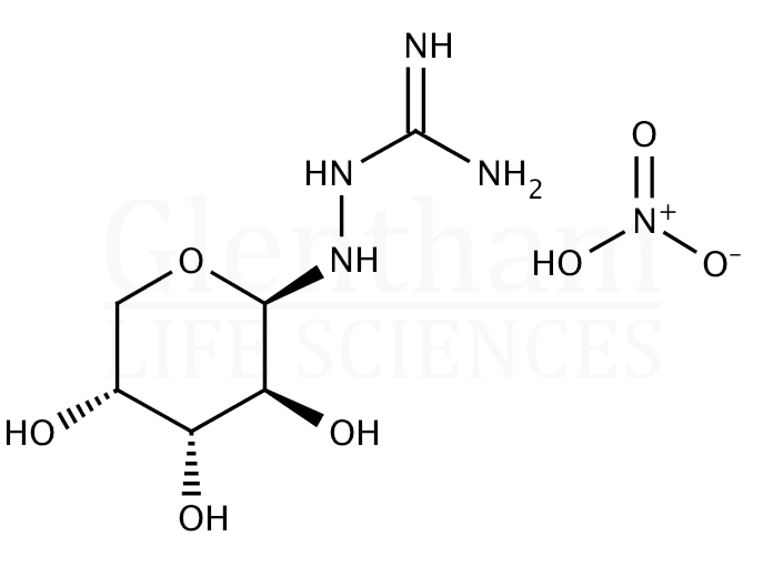 N-1-b-D-Arabinopyranosylamino guanidine HNO3 Structure