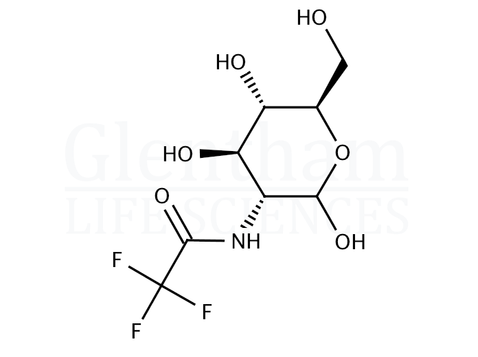 2-Deoxy-2-trifluoroacetamido-D-glucose Structure