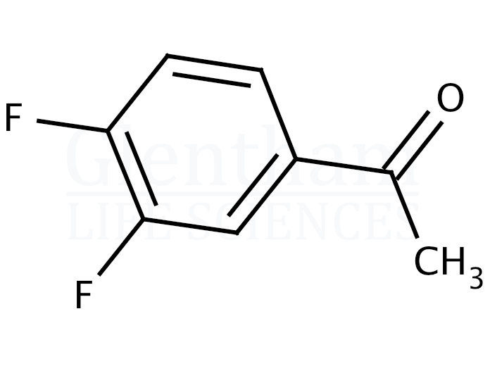3'',4''-Difluoroacetophenone Structure