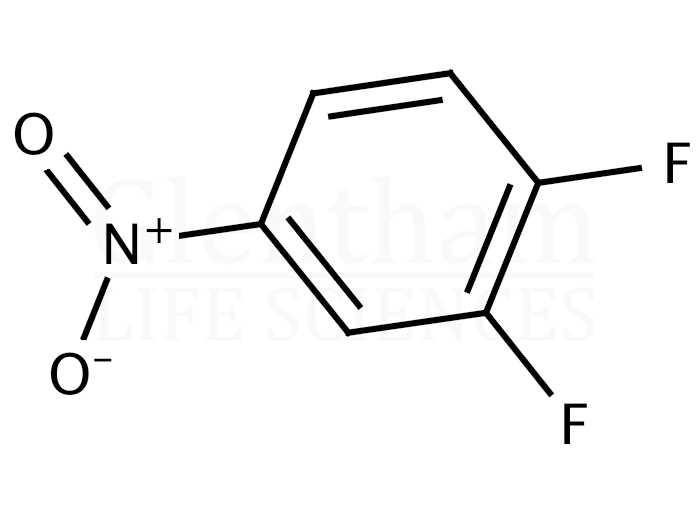 3,4-Difluoronitrobenzene Structure