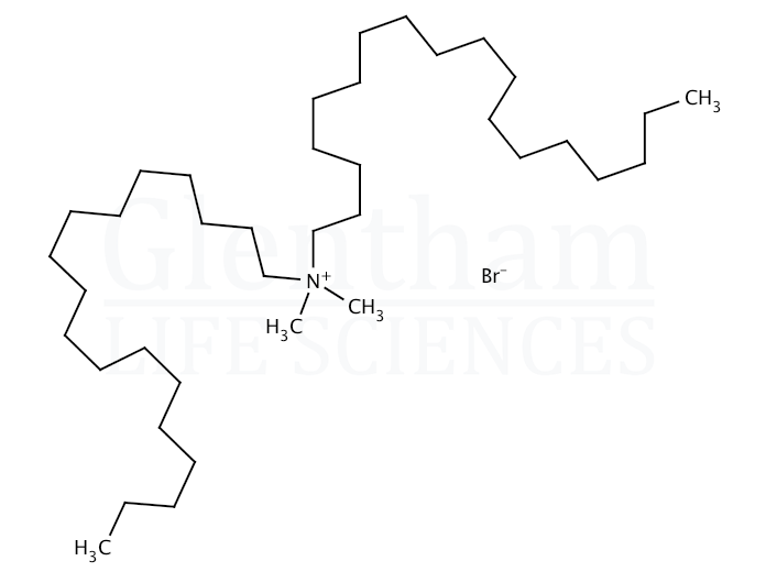 Dimethyldioctadecylammonium bromide Structure