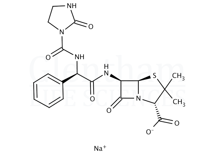 Strcuture for Azlocillin sodium salt