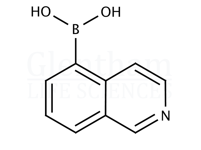 Isoquinoline-5-boronic acid Structure
