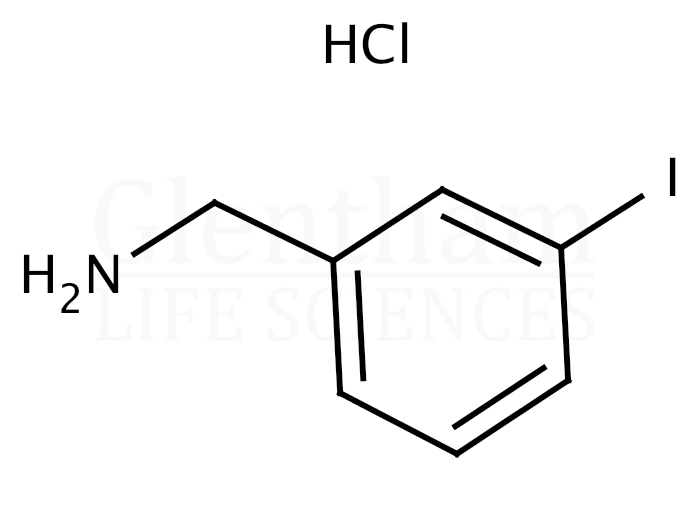 Structure for  3-Iodobenzylamine hydrochloride  (3718-88-5)