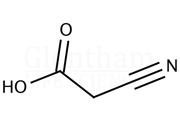 Structure for Cyanoacetic acid