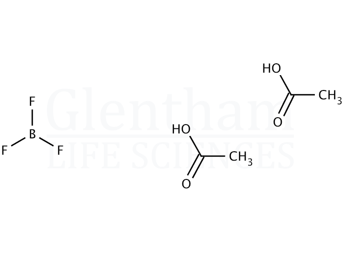 Structure for Boron trifluoride acetic acid complex