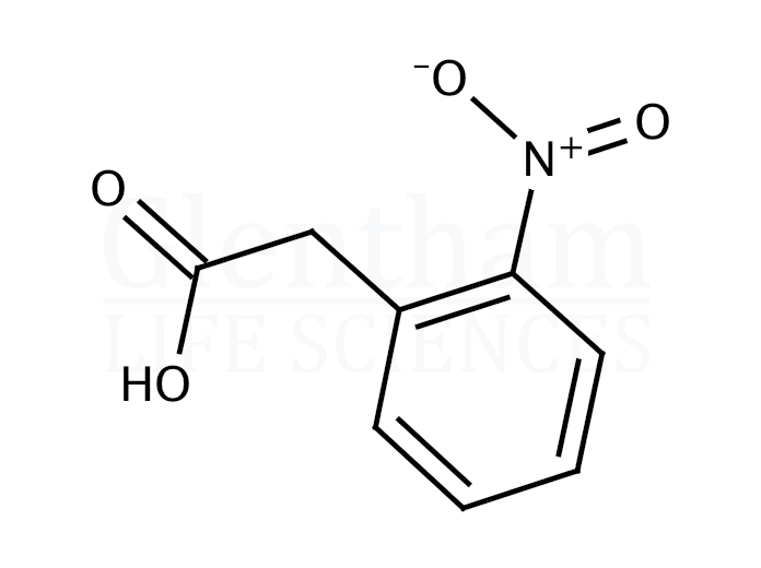 2-Nitrophenylacetic acid Structure