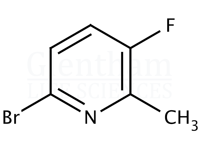 2-Bromo-5-fluoro-6-picoline (2-Bromo-5-fluoro-6-methylpyridine) Structure