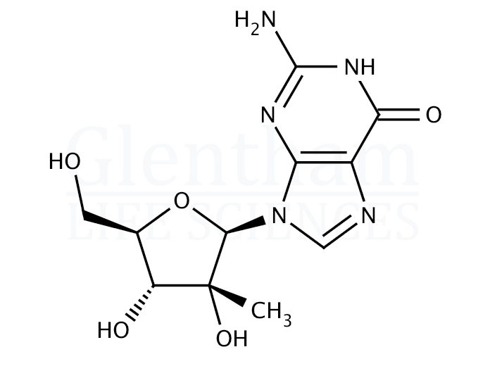 Structure for 2''-C-β-Methyl Guanosine