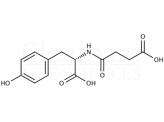 N-Succinyl-L-tyrosine Structure