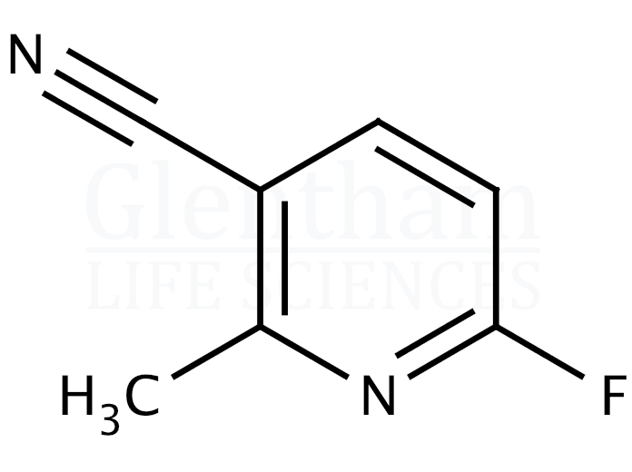 5-Cyano-2-fluoro-6-picoline (5-Cyano-2-fluoro-6-methylpyridine) Structure