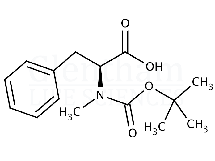 Structure for Boc-N-Me-Phe-OH  (37553-65-4)