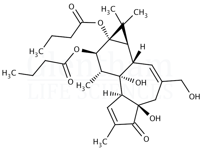 Structure for  Phorbol 12,13-dibutyrate  (37558-16-0)