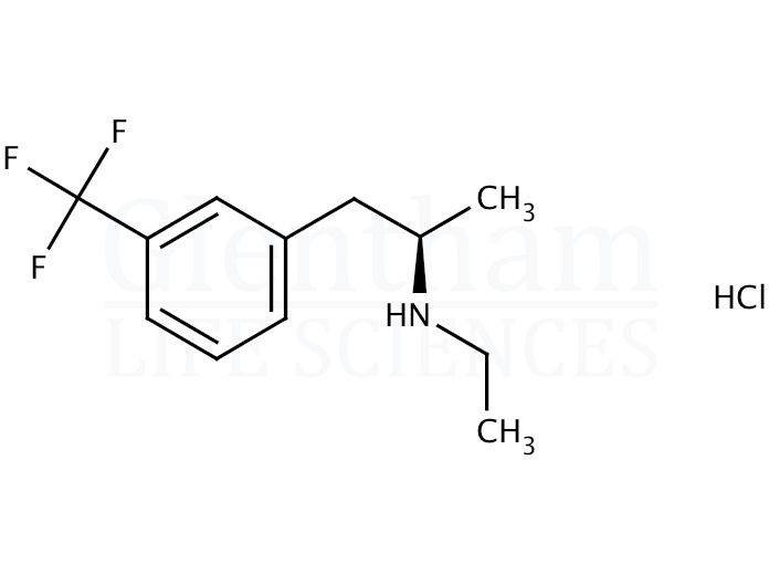 R(-)-Fenfluramine hydrochloride Structure
